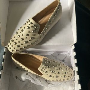 Beige Stud shoes size10